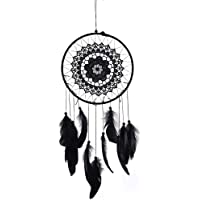 Zerodis Adornos de Pared Decoración de Fiesta en casa Colgante de Pared Encaje Atrapasueños Colgante Pluma Atrapasueños…